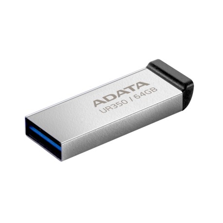 CLÉ USB ADATA UR350 64GO USB 3.2 - SILVER&NOIR