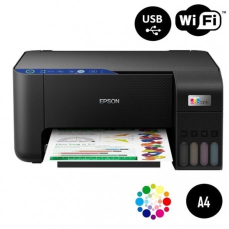 Imprimante à Réservoir Intégré EPSON ECOTANK L3251 3En1 Wifi Couleur